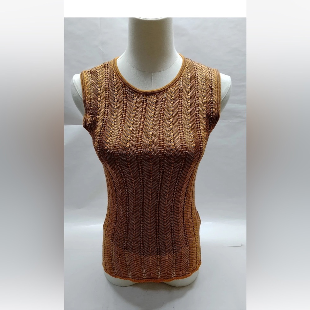 Loewe Tan Knit Tank Top